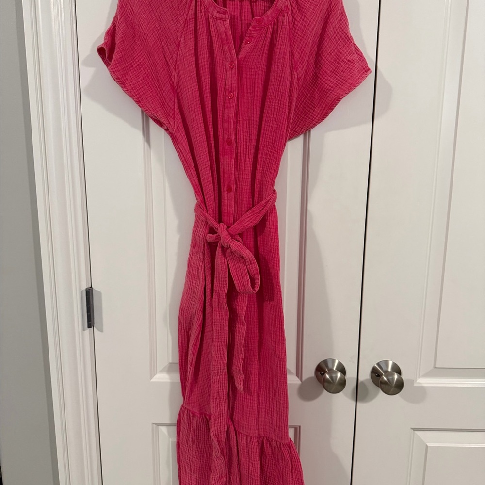 Umgee Vibrant Pink Dress